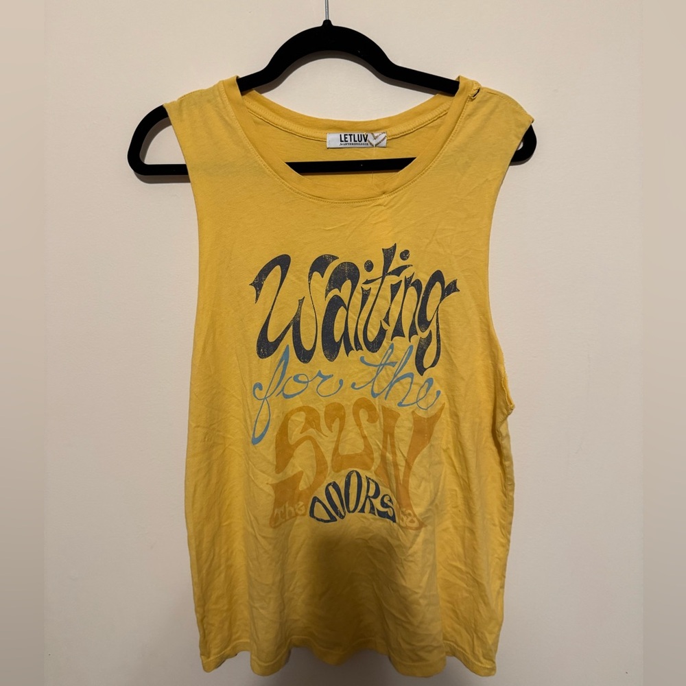 Anthropologie daydreamer the doors tank